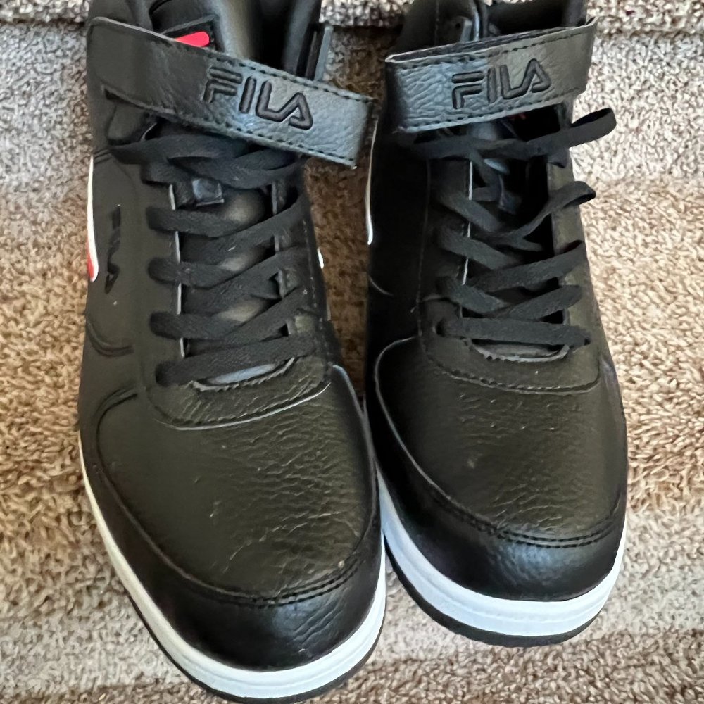 Fila Men's Black A-High Top Sneakers - Picture 3 of 12
